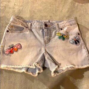 Cat & Jack Demin short whit patches Size10/12